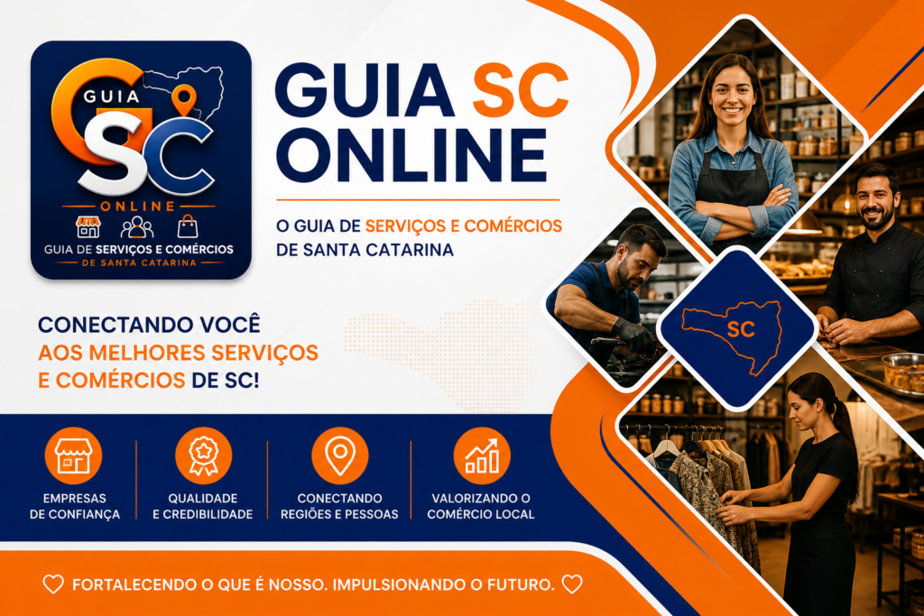 Banner Guia SC Comércio e Serviços Online e Santa Catarina